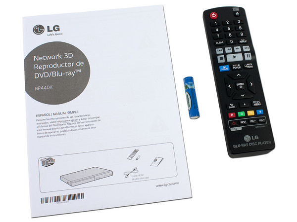 Reproductor Blu-ray Smart 3D LG, Full HD 1080p, DVD Región 4, KARAOKE, USB.