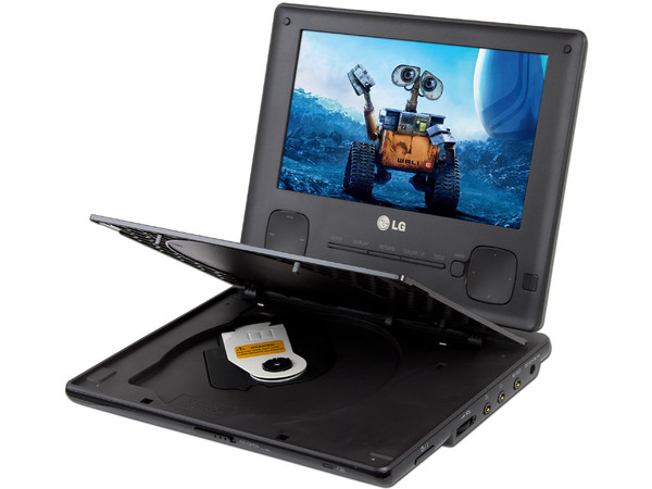 DVD Portátil LG DP-567B con pantalla de 7