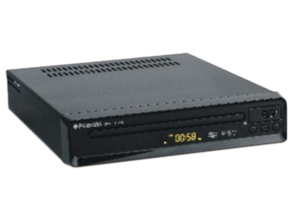 Reproductor de DVD Polaroid, MPEG4, DIVX, USB. Color Negro