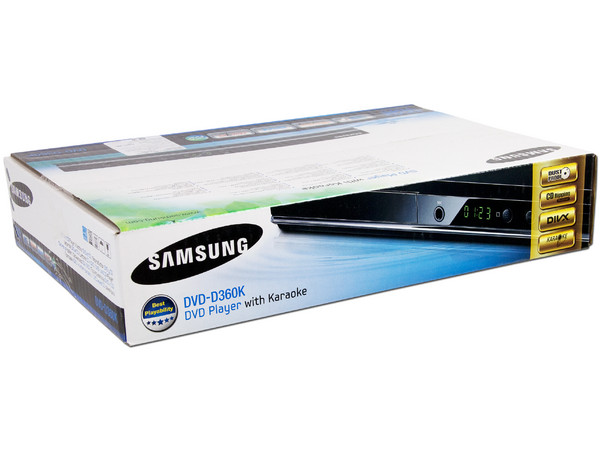 Reproductor de DVD Samsung con función de Karaoke, lector USB, Región 4.