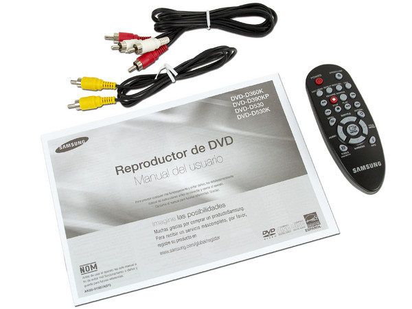 Reproductor de DVD Samsung con función de Karaoke, lector USB, Región 4.