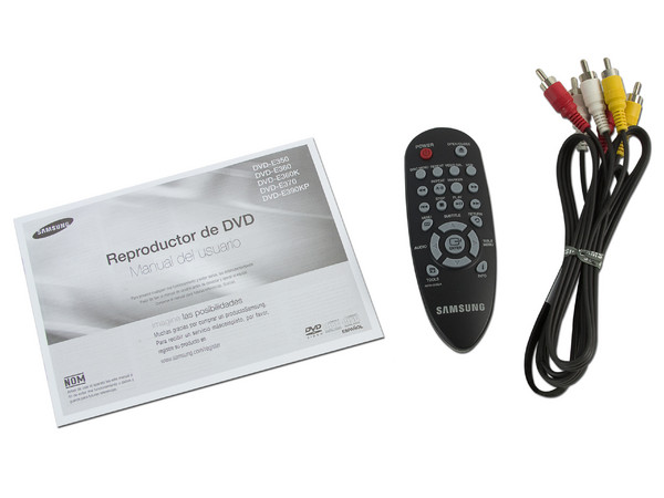 Reproductor de DVD Samsung, USB, Región 4.