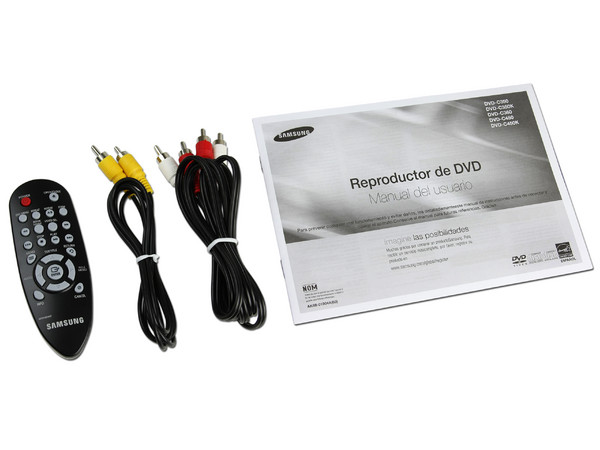 Reproductor de DVDs Samsung modelo DVD-C450, Región 4