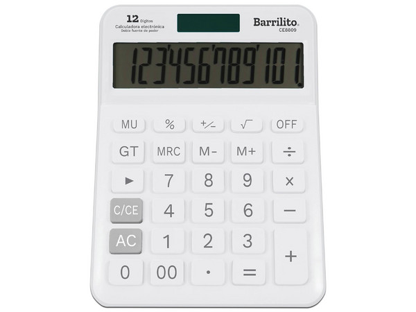 Calculadora Científica Barrilito CE8809, 12 Dígitos. Colores Surtidos.