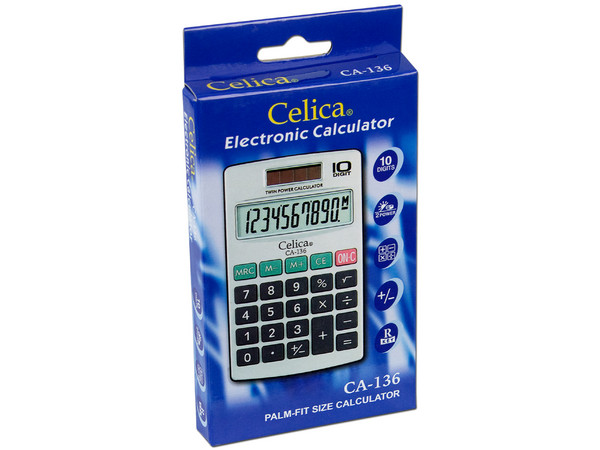 Calculadora de Bolsillo Celica 10 dígitos.