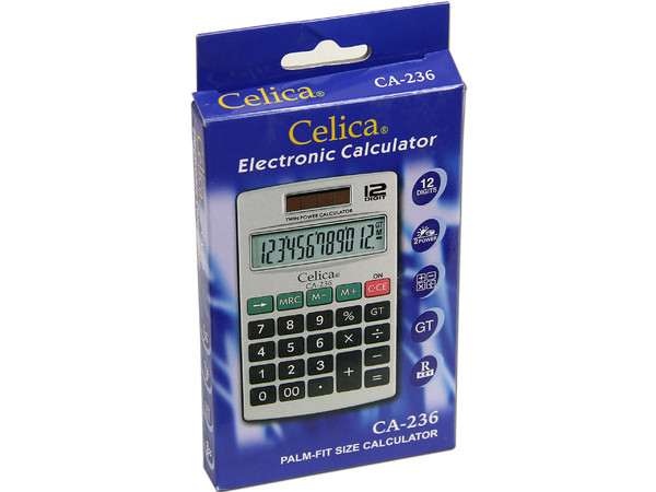 Calculadora de Bolsillo Celica 12 dígitos. 