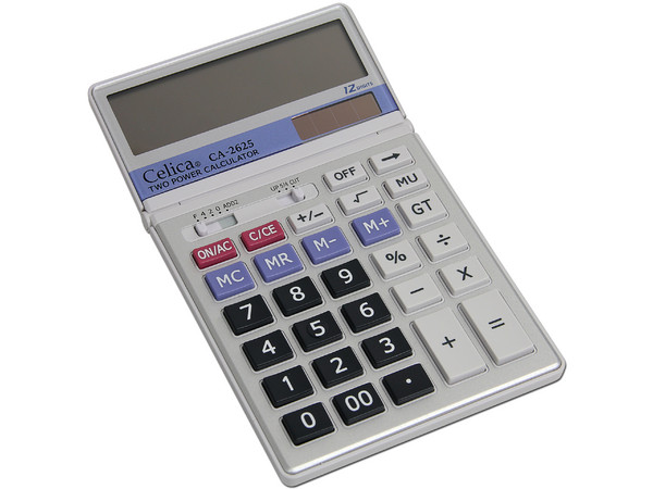 Calculadora de Escritorio Celica CA-2625, 12 dígitos.