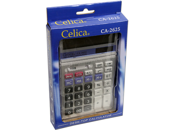 Calculadora de Escritorio Celica CA-2625, 12 dígitos.