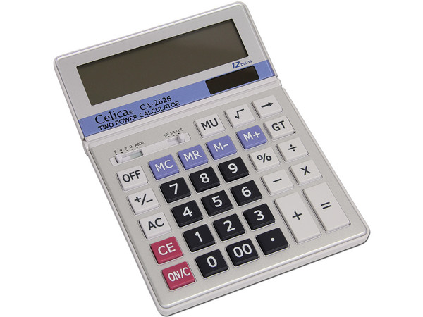 Calculadora de Escritorio Celica CA-2626, 12 dígitos.