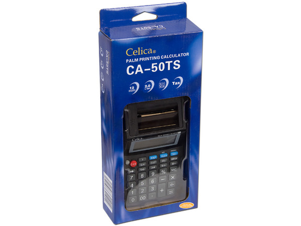 Calculadora Celica 12 dígitos con impresora integrada.
