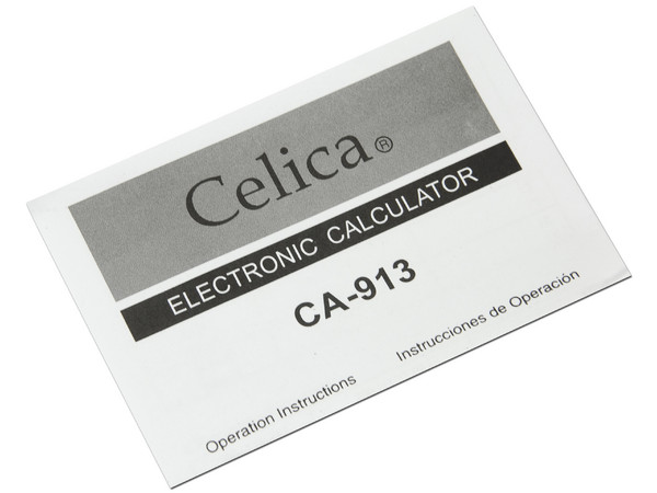 Calculadora de Bolsillo Celica 8 dígitos, con cordón.
