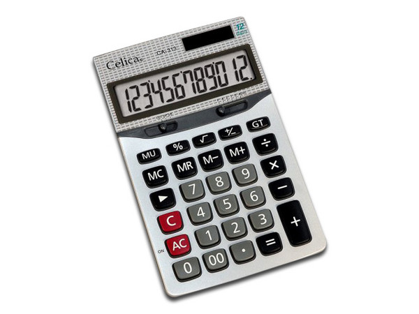 Calculadora de Escritorio Celica CLPCACAB005, 12 dígitos.
