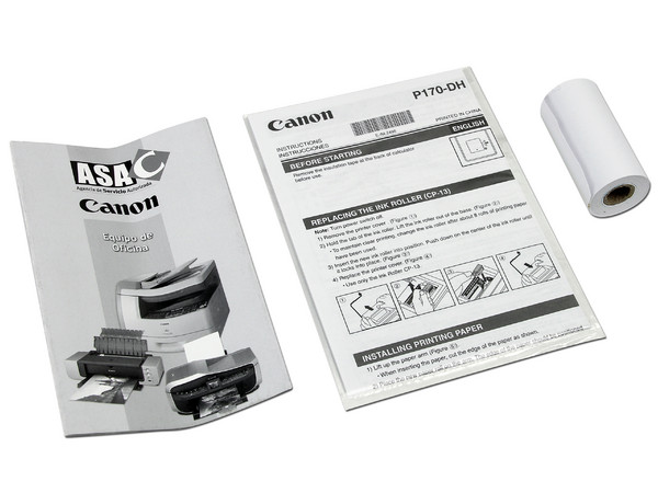 Calculadora Canon P170-DH 12 Dígitos con Impresora a 2 Colores. 