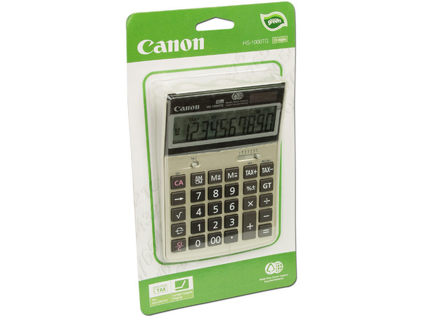 Calculadora Canon HS-1000TG 10 dígitos.