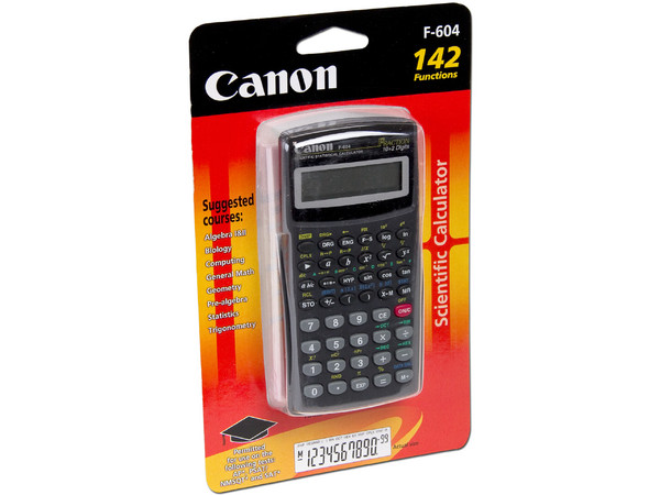 Calculadora Científica Canon F-604, 142 funciones científicas y estadísticas .