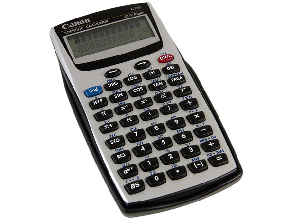 Calculadora Científica Canon F-710, 38 fórmulas, 139 funciones científicas y estadísticas.