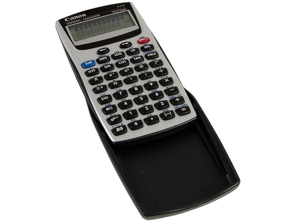 Calculadora Científica Canon F-710, 38 fórmulas, 139 funciones científicas y estadísticas.