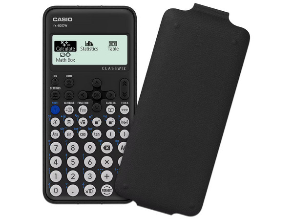 Calculadora Científica Casio FX-82CW, Pantalla 4 líneas, 290 funciones, Color Negro.