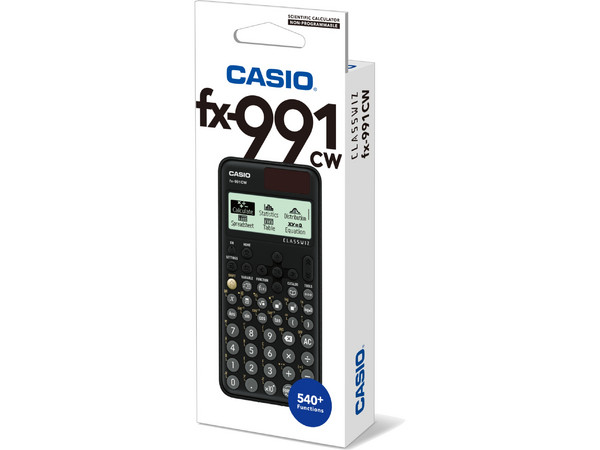 Calculadora Científica Casio, Pantalla de Cristal Liquido, 540 Funciones.