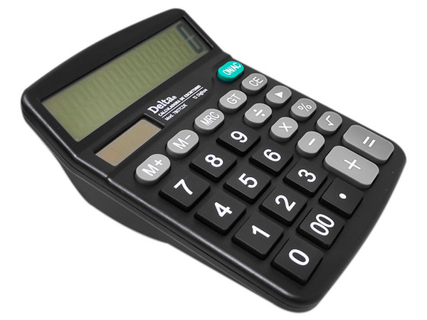 Calculadora de escritorio Delta 7807CDE de 12 dígitos.