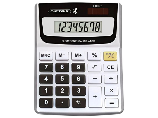 Calculadora de Escritorio, Dietrix, Modelo 4293, 8 Dígitos.