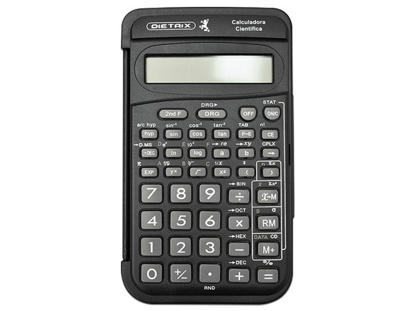 Calculadora Científica Dietrix 5261, 56 Funciones. Color Negro.