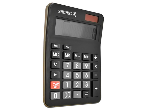 Calculadora Científica Dietrix 5262, 12 Dígitos. Color Negro.