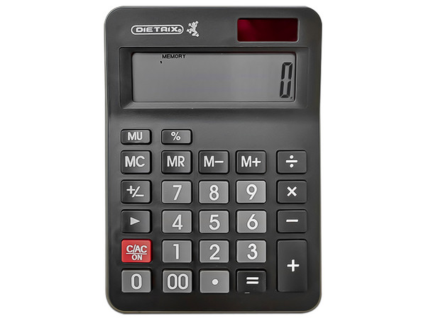 Calculadora Científica Dietrix 5262, 12 Dígitos. Color Negro.