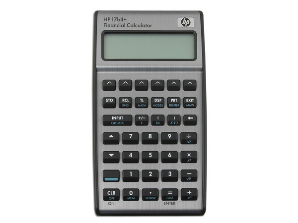 Calculadora Financiera Programable HP 17bll+ cuenta con una pantalla de dos líneas y ofrece más de 250 funciones de negocios