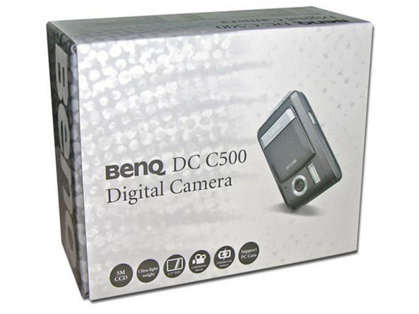 Cámara Fotográfica Digital BenQ C500 de 5.0 MP Reales y 7.0MP por Interpolación. Color Negra