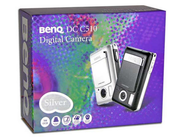 Cámara Digital BenQ C510 de 5.0 MP, Ultra delgada