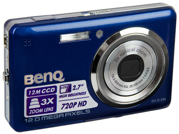 Cámara Fotográfica Digital Benq E1240, 12MP. Color Azul