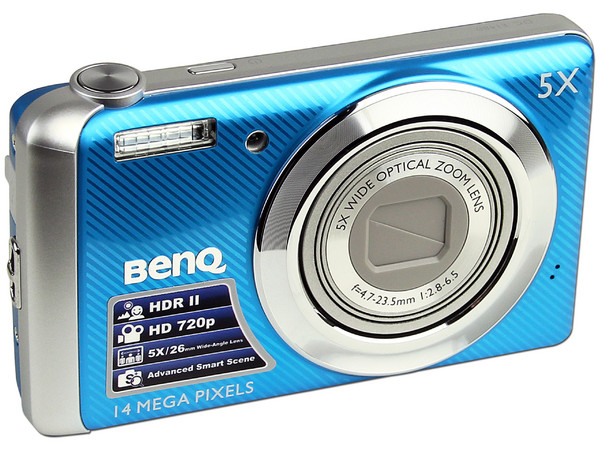 Cámara Fotográfica Digital Benq DC E1480, 14MP. Color Azul 