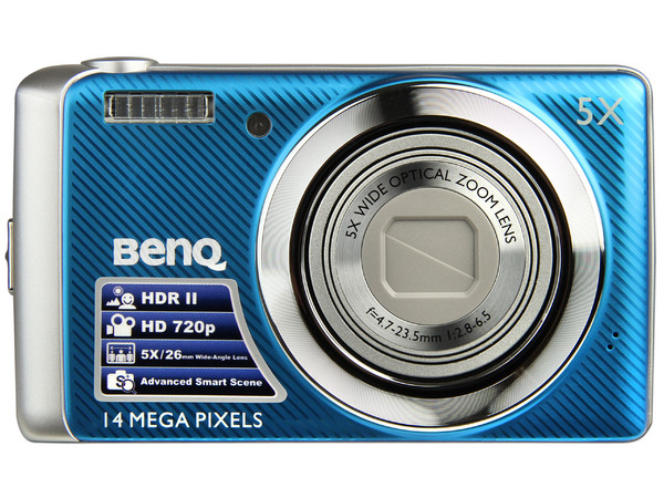 Cámara Fotográfica Digital Benq DC E1480, 14MP. Color Azul 