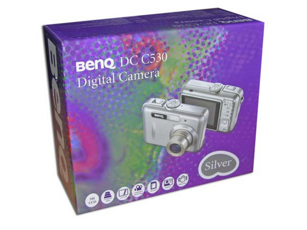 Cámara Fotográfica Digital BenQ C530 de 5.0 MP y Zoom óptico 3x