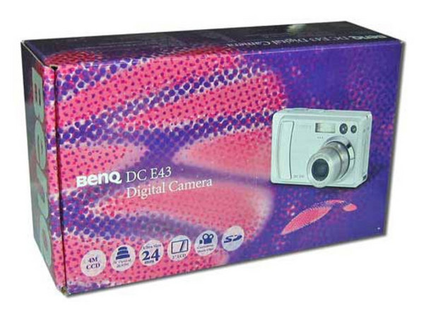 Cámara Fotográfica Digital BenQ DC E43 Ultra-Delgada de 4MP