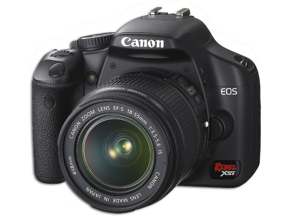 CAMARA SLR DIGITAL EOS REBEL XSI NEGRA KIT MALETIN Y TARJETA