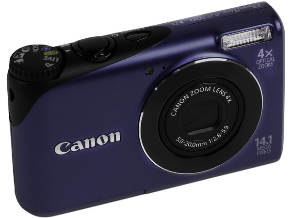 CAMARA POWERSHOT A2200 BLUE 14.1 MXP LCD2.7   4 X  ZOOM