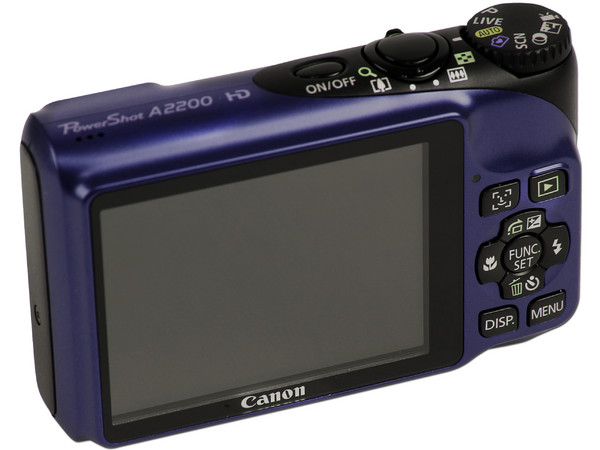 CAMARA POWERSHOT A2200 BLUE 14.1 MXP LCD2.7   4 X  ZOOM