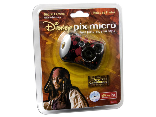 Cámara Fotográfica Digital para niños Disney Pix Micro Piratas del Caribe