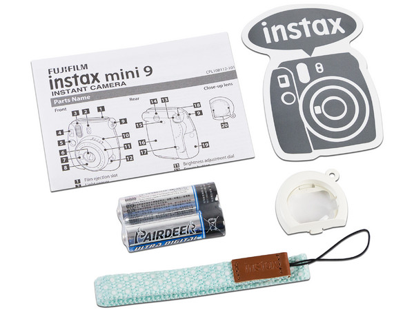 Cámara instantánea Fujifilm Instax Mini 9. Color Azul Hielo.