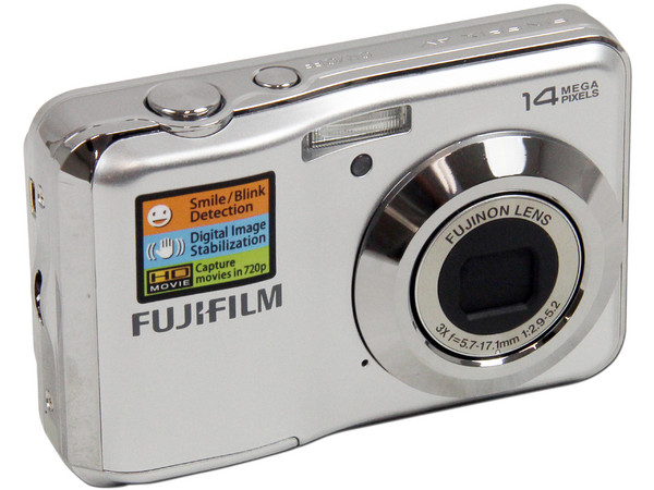 Cámara Fotográfica Digital Fujifilm AV200, 14MP. Color Plata