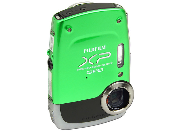 Cámara Fotográfica Digital Fujifilm Finepix XP30 de 14MP con GPS, resistente al agua, polvo, golpes y al frío. Color Verde