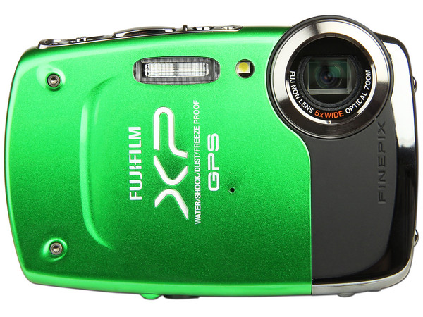 Cámara Fotográfica Digital Fujifilm Finepix XP30 de 14MP con GPS, resistente al agua, polvo, golpes y al frío. Color Verde