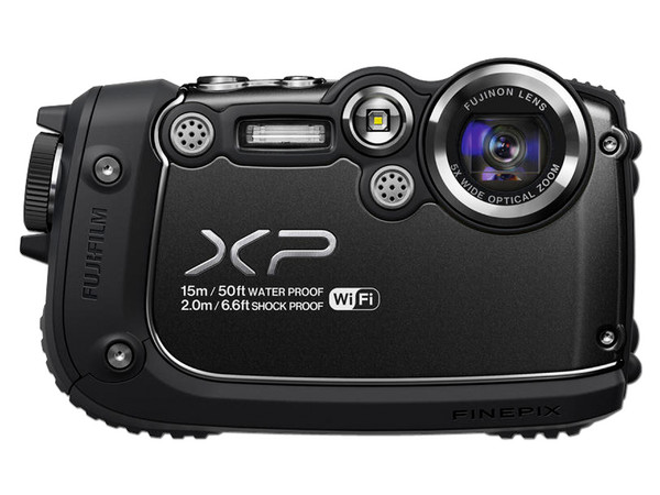 Cámara Fotográfica Digital Fujifilm Finepix XP200 de 16.4MP, Zoom Óptico 5x, Vídeo Full HD, Wi-Fi, resistente al agua, polvo, golpes y al frío.