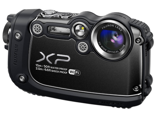 Cámara Fotográfica Digital Fujifilm Finepix XP200 de 16.4MP, Zoom Óptico 5x, Vídeo Full HD, Wi-Fi, resistente al agua, polvo, golpes y al frío.