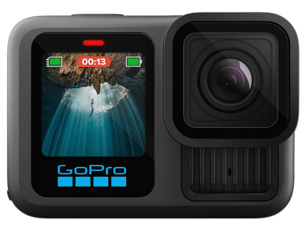 Cámara de Acción GoPro Hero, 5.3K Ultra HD, Wi-Fi, Bluetooth, Sumergible hasta 10 metros, Color Negro.