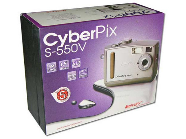Cámara Mercury Cyber Pix S-550V, 5.0 Mega Píxeles.