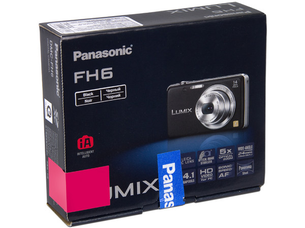 Cámara Fotográfica Digital Panasonic Lumix FH6, 14.1 MP, Zoom Óptico 5x, video HD.