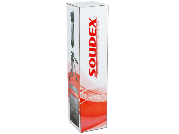 Tripie Solidex para cámara Fotográfica y de Video, 4 niveles de altura.